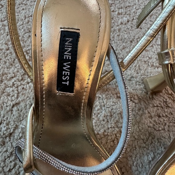 rhinestone strappy heels - Picture 6 of 6